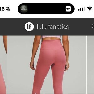 Lululemon Wunder Train High-Rise Crop 23"
Brier Rose